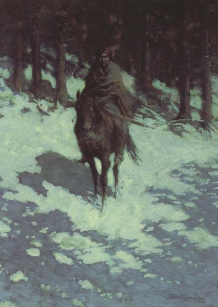 Frederic Remington Figure of the Night (mk43)